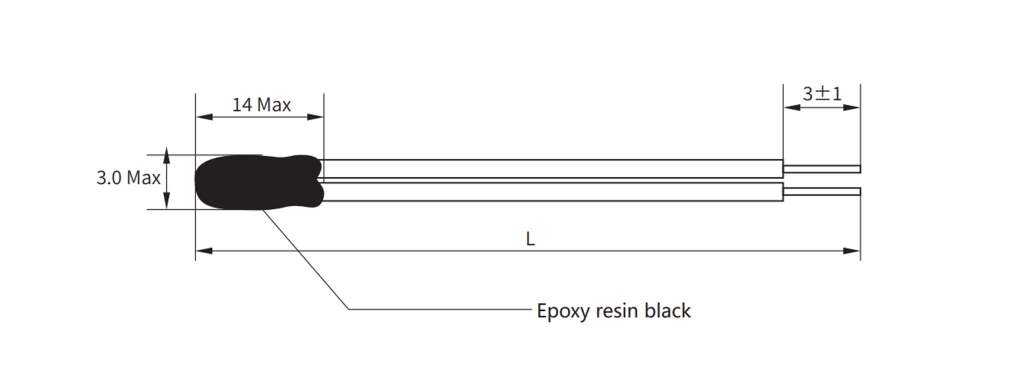 MF52 NTC Thermistor - Goode Sensor