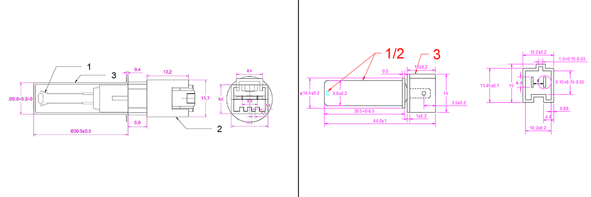 washing machine temperature sensor